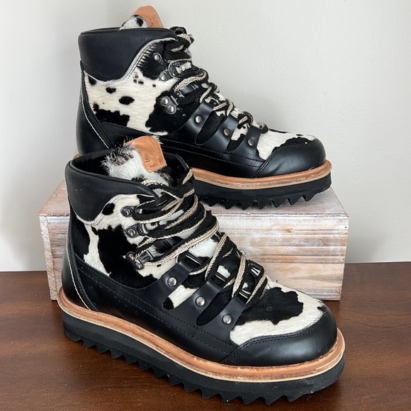 MONTE SPORT  “BRIGITTE“ White & Black Boots Size 37 - Picture 3 of 16